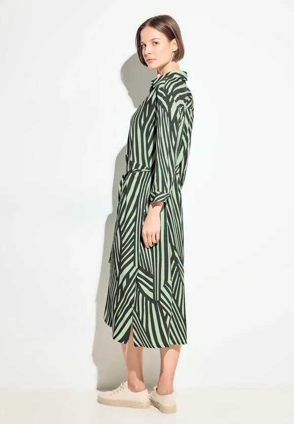 143963 Stripe Print Dress Cecil