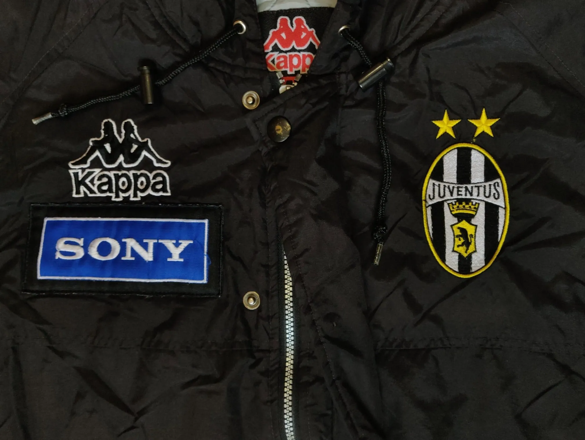 1995-1996 black Juventus Kappa jacket