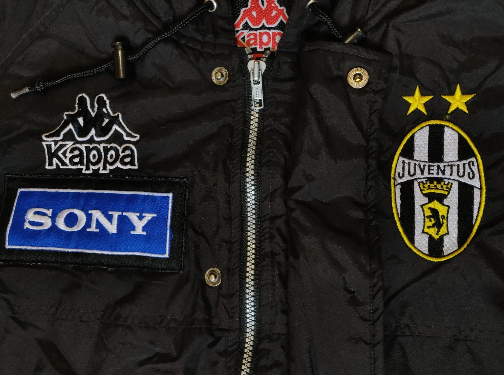 1995-1996 black Juventus Kappa jacket