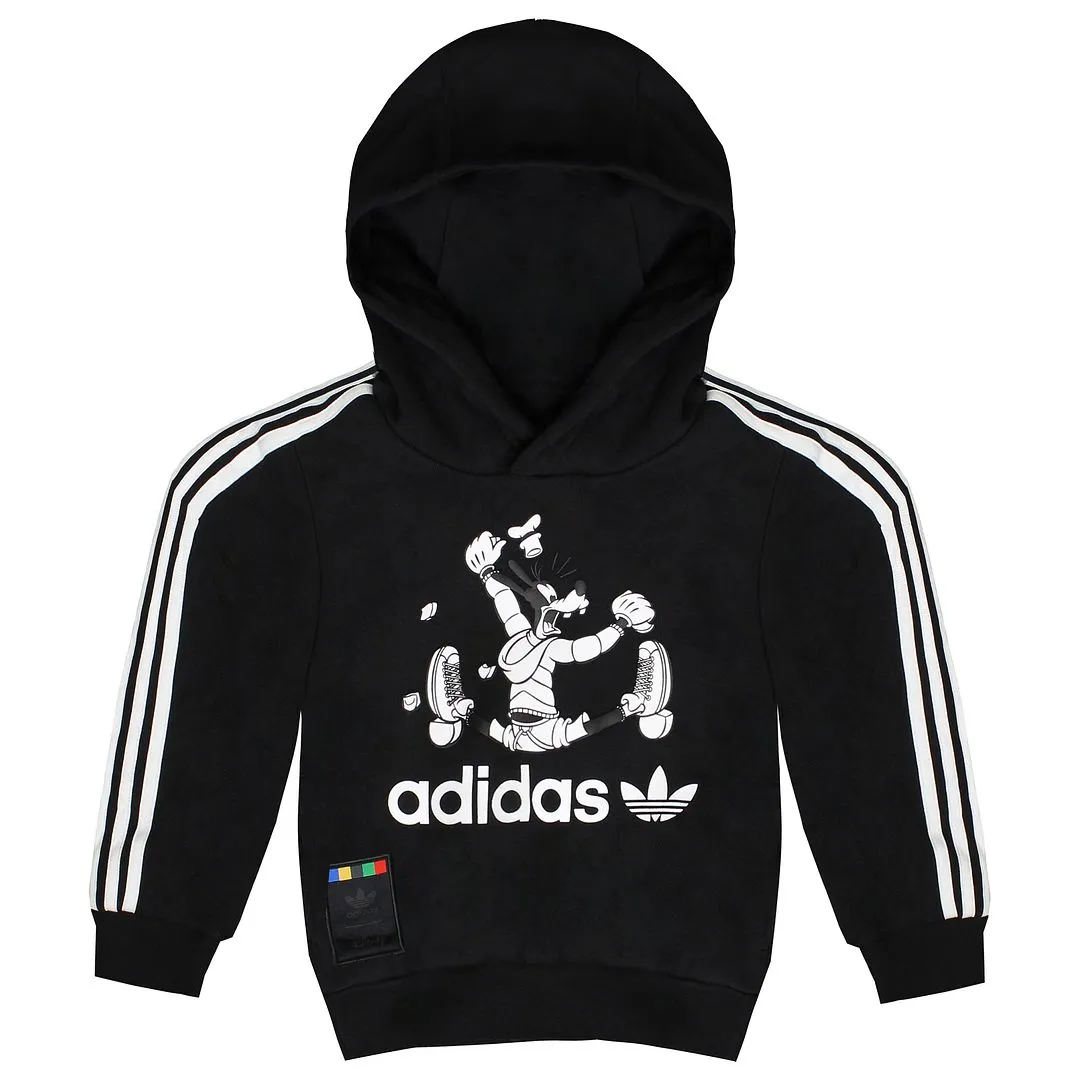 Adidas Kids Tracksuit, Goofy Black/White - Disney Collection.