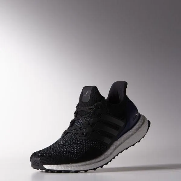 adidas Ultra Boost Running Shoes, Black-Gold