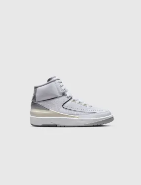 AIR JORDAN 2 CEMENT GREY GRADE SCHOOL