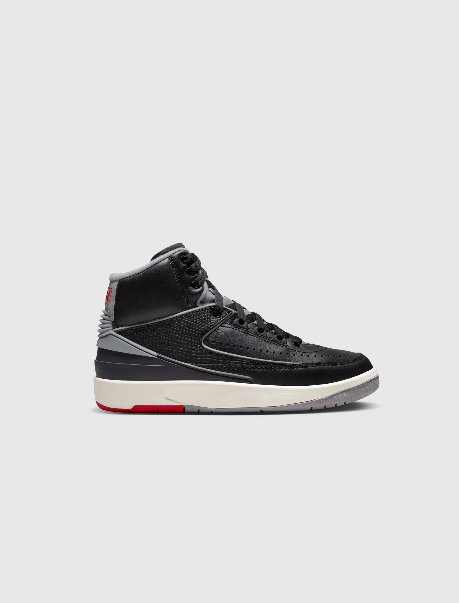 Air Jordan 2 Retro Black Cement Grade School