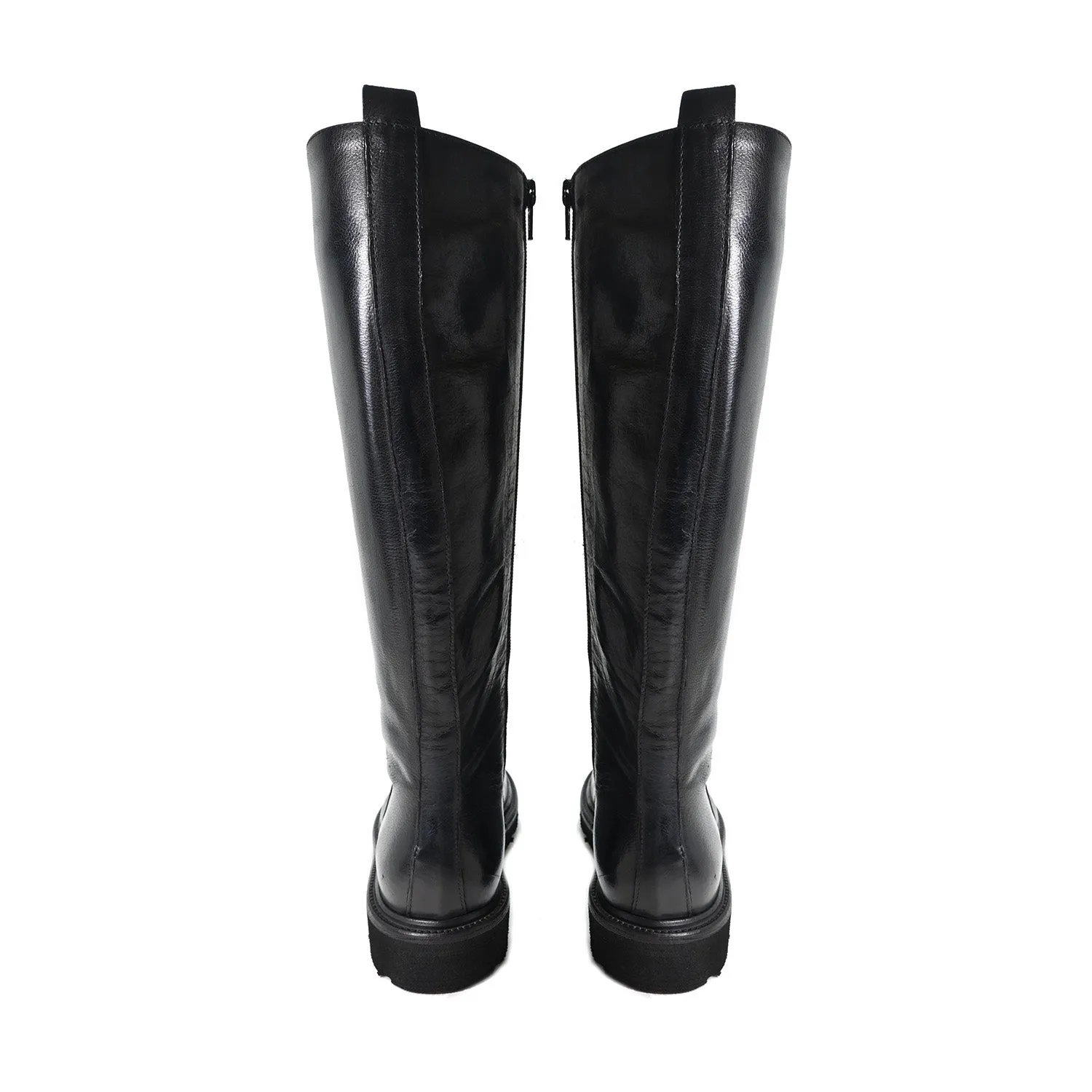 ALBA 37 - Urban boots leather BLACK