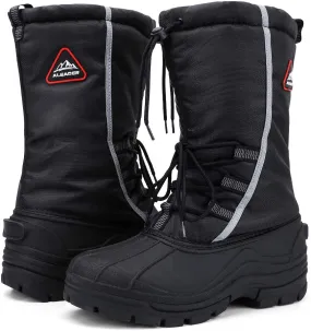 Aleader Men's Snow Boots with Ankle Strap