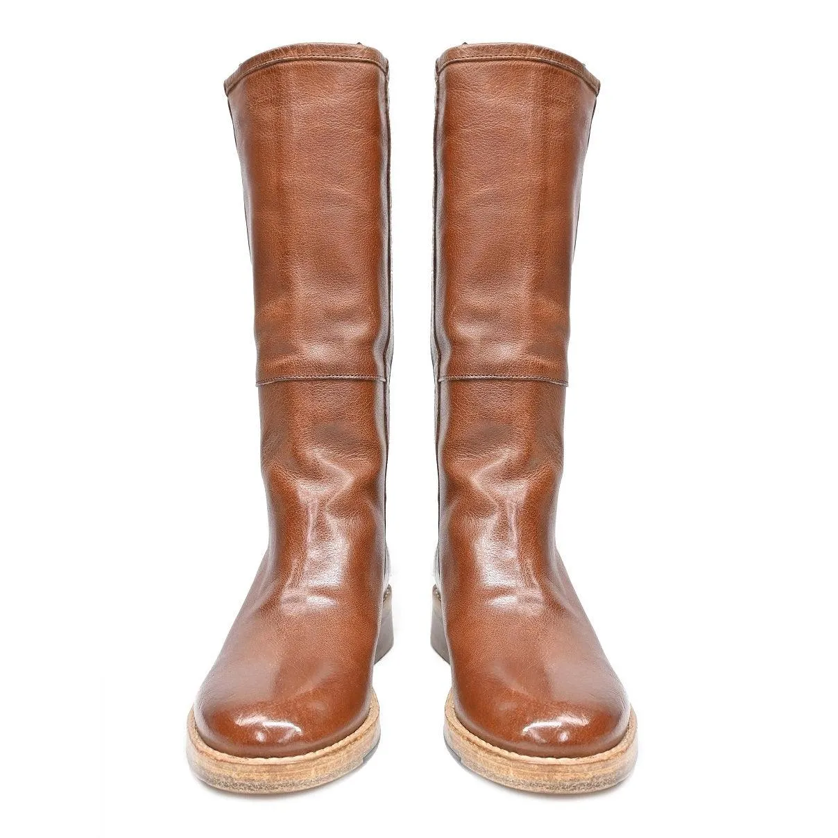 ALEX 02 - Horse Boots Mid Leather BRIAR