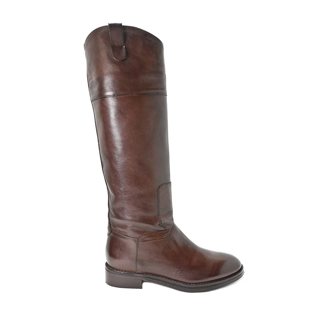 ALEX 05 - horse boots leather MOKA