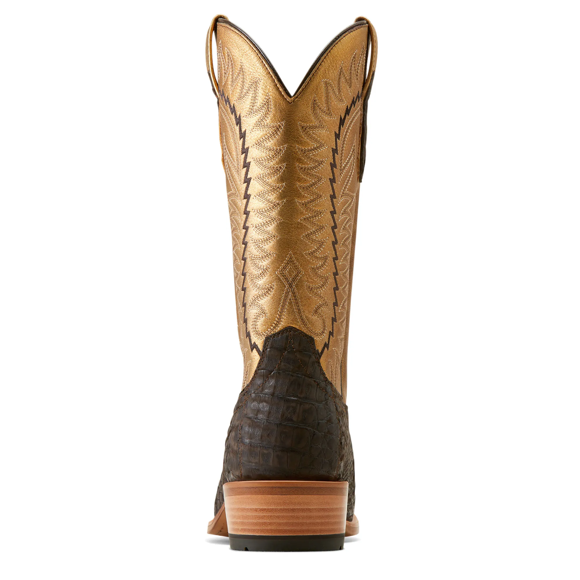 Ariat Mens Brushed Chocolate Caiman Boots