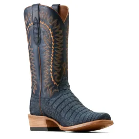 Ariat Men's Navy Sueded Caiman Boots