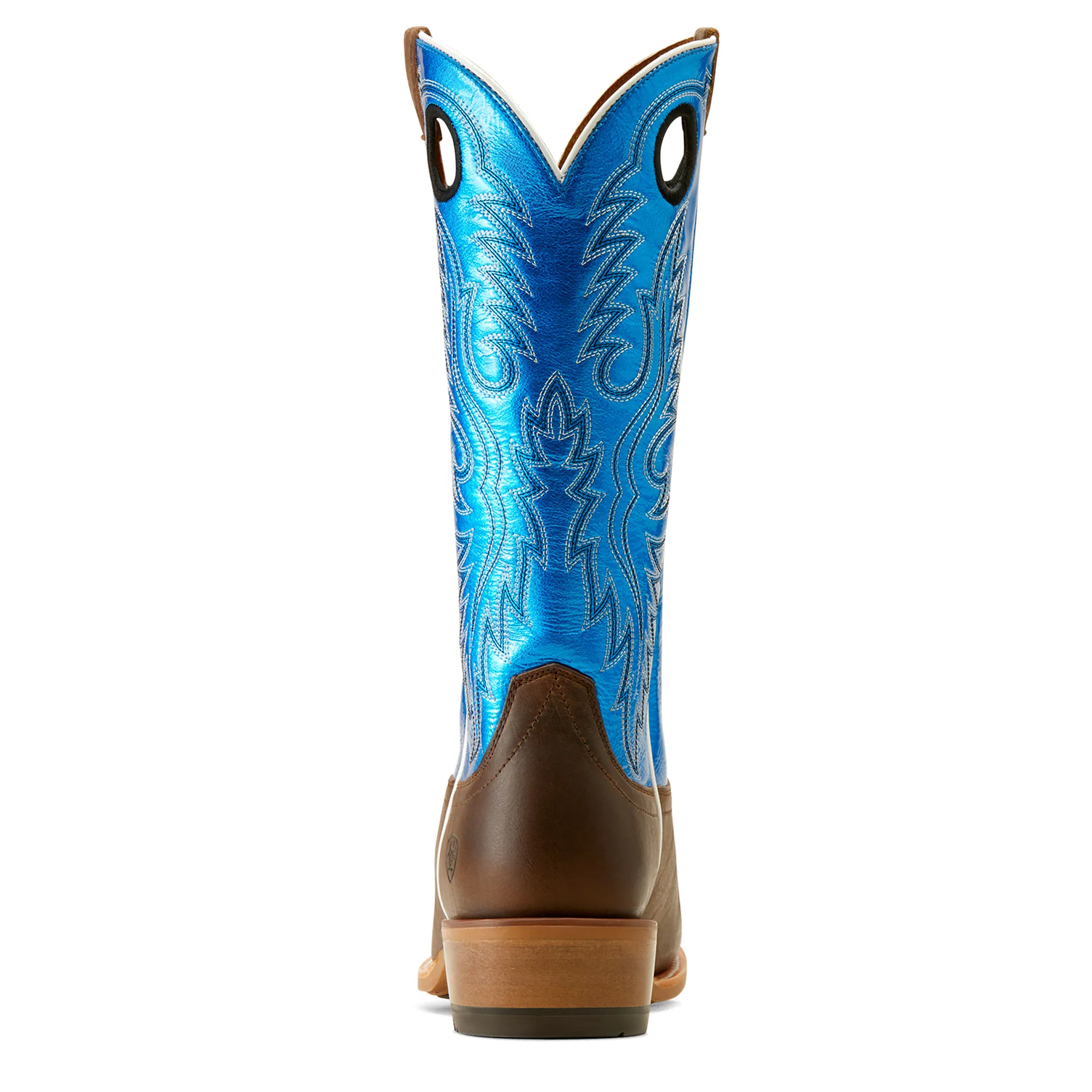 Ariat Tobacco Blue Patent Ringer Boots for Men