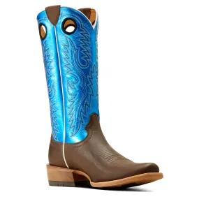 Ariat Tobacco Blue Patent Ringer Boots for Men