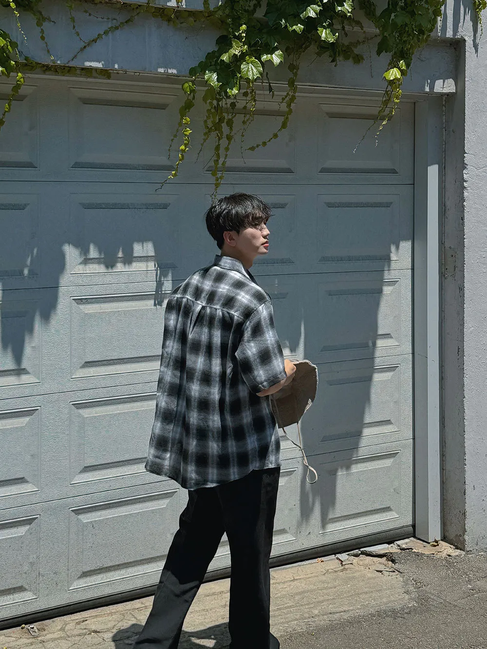 ASCLO - Plaid Patterns - Casual Unisex Street Style - Cotton