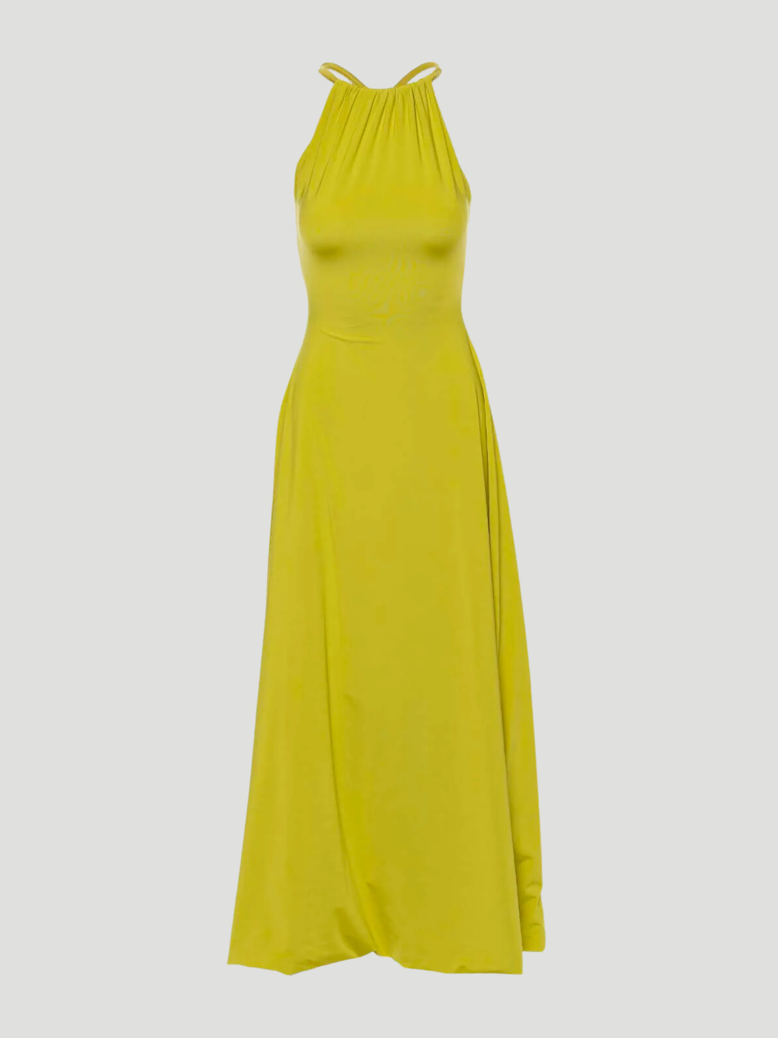 Atlaua Halter-Neck Maxi Dress, Green | Buy Online