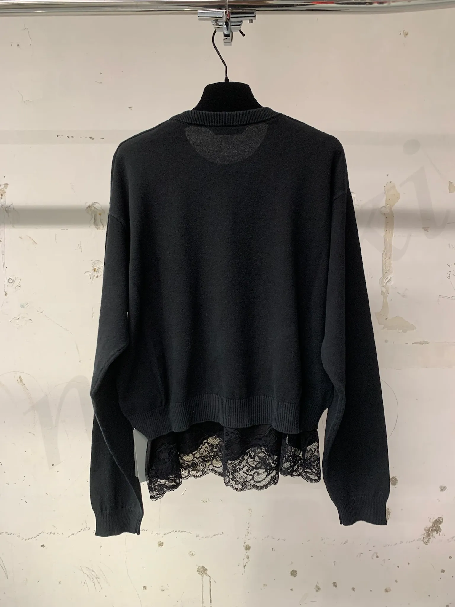 Balenciaga Crew Neck Lace V-neck & Crew neck