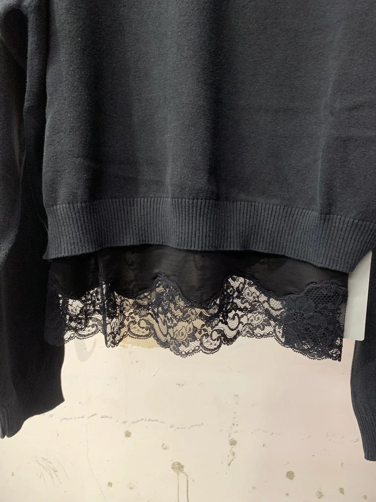 Balenciaga Crew Neck Lace V-neck & Crew neck