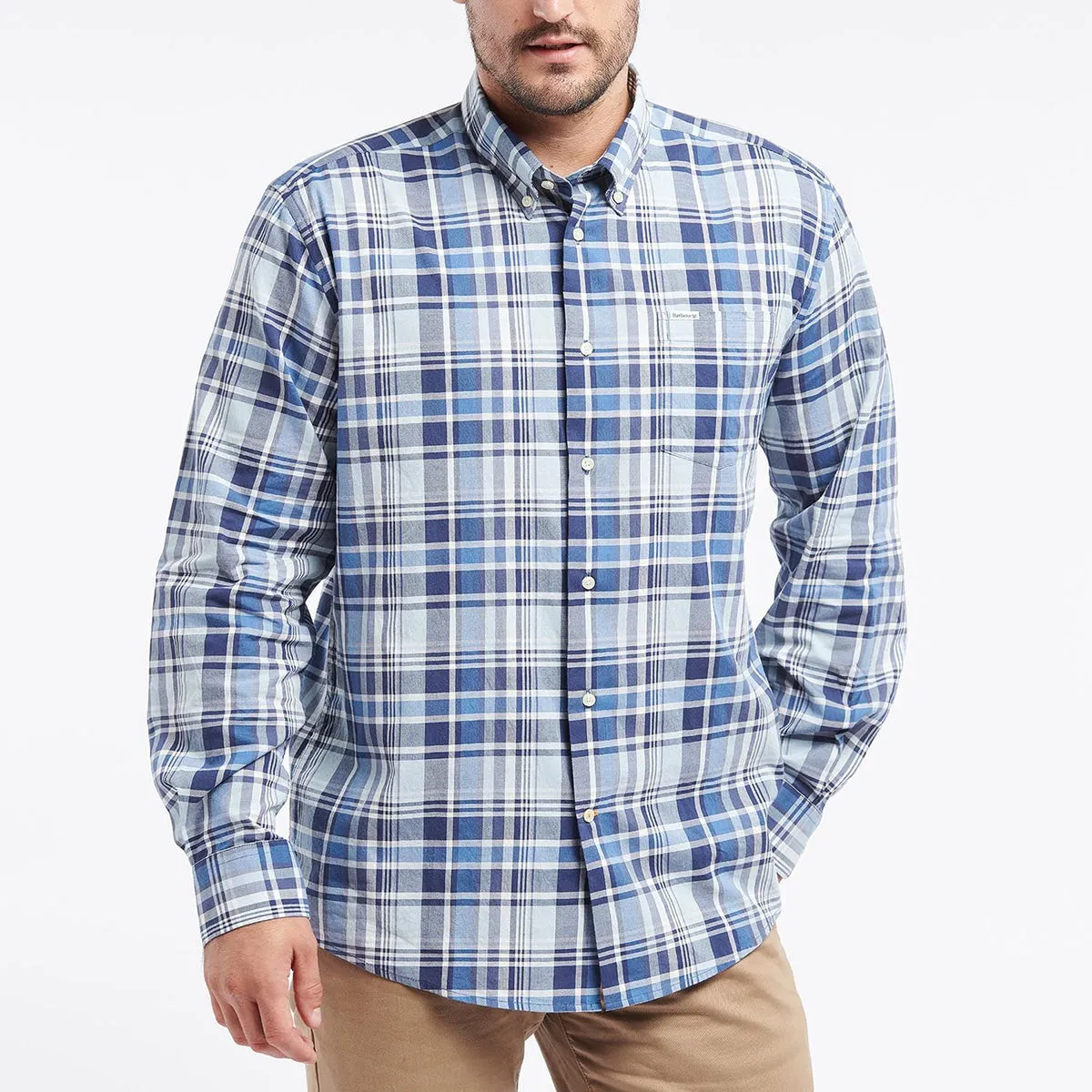 Barbour Blue Elmwood Regular Fit Shirt