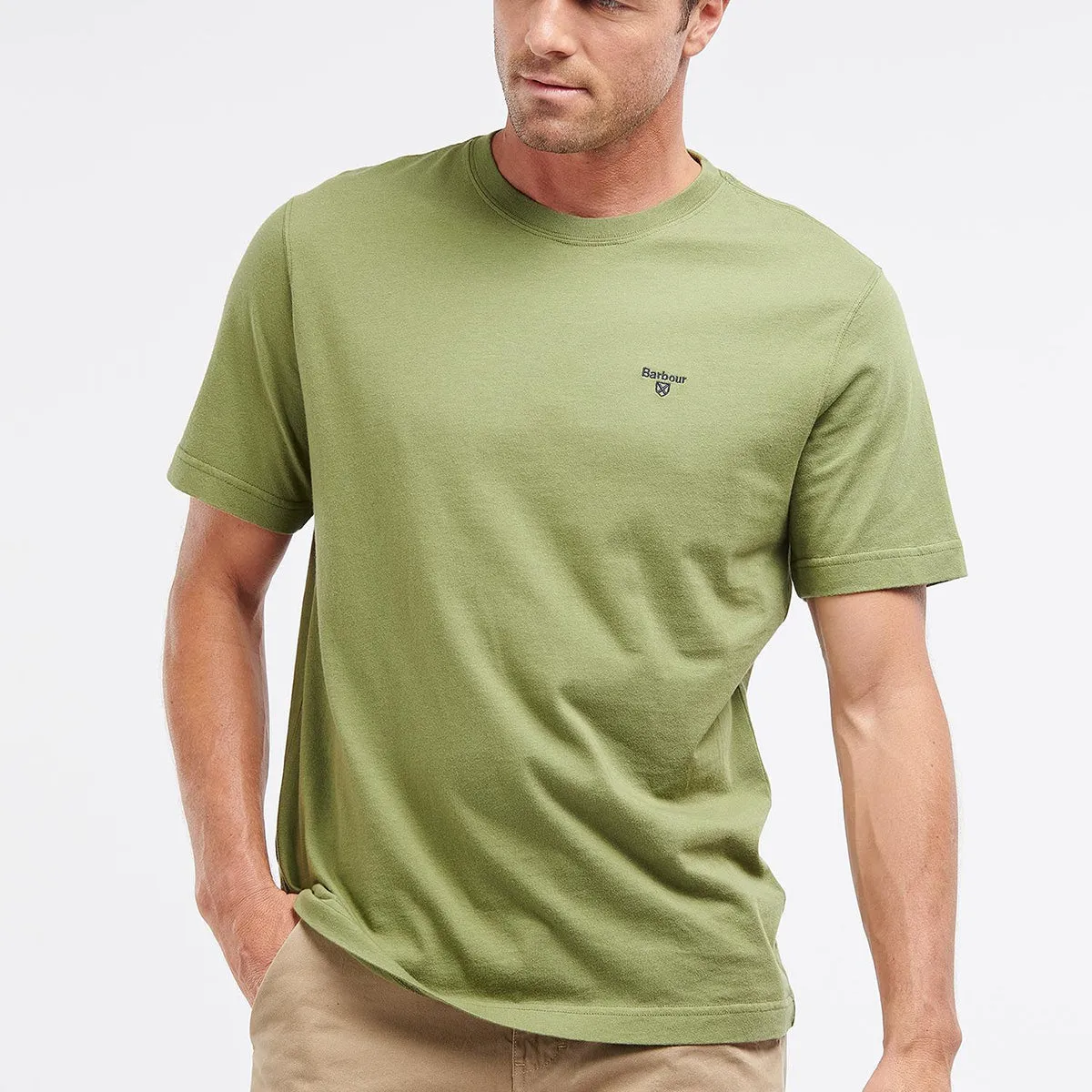 Barbour Burnt Olive Relaxed Sports T-Shirt