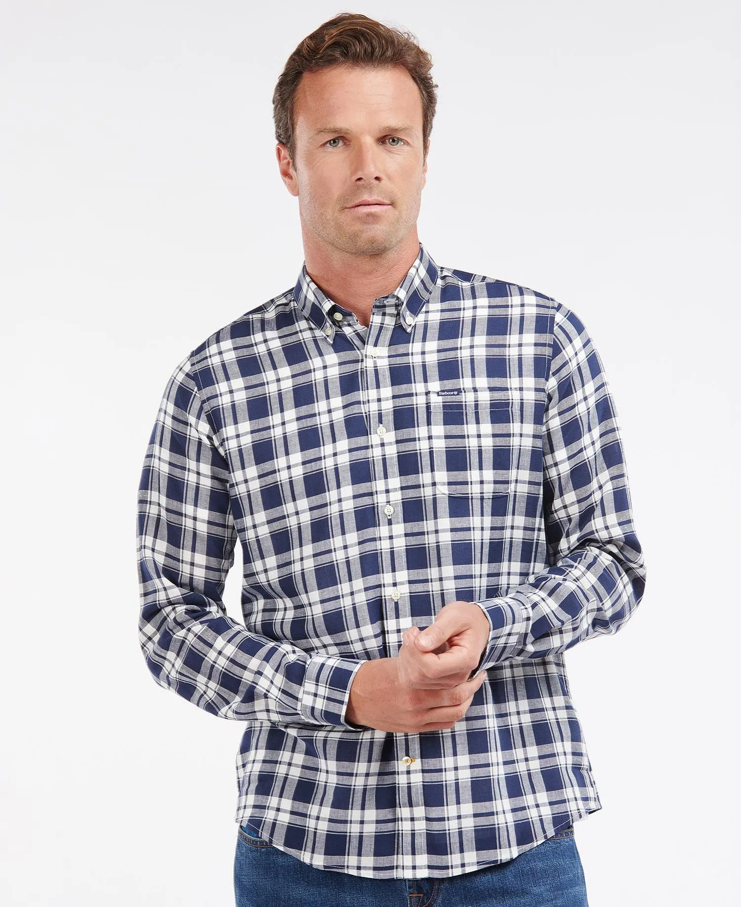 Barbour checked shirt