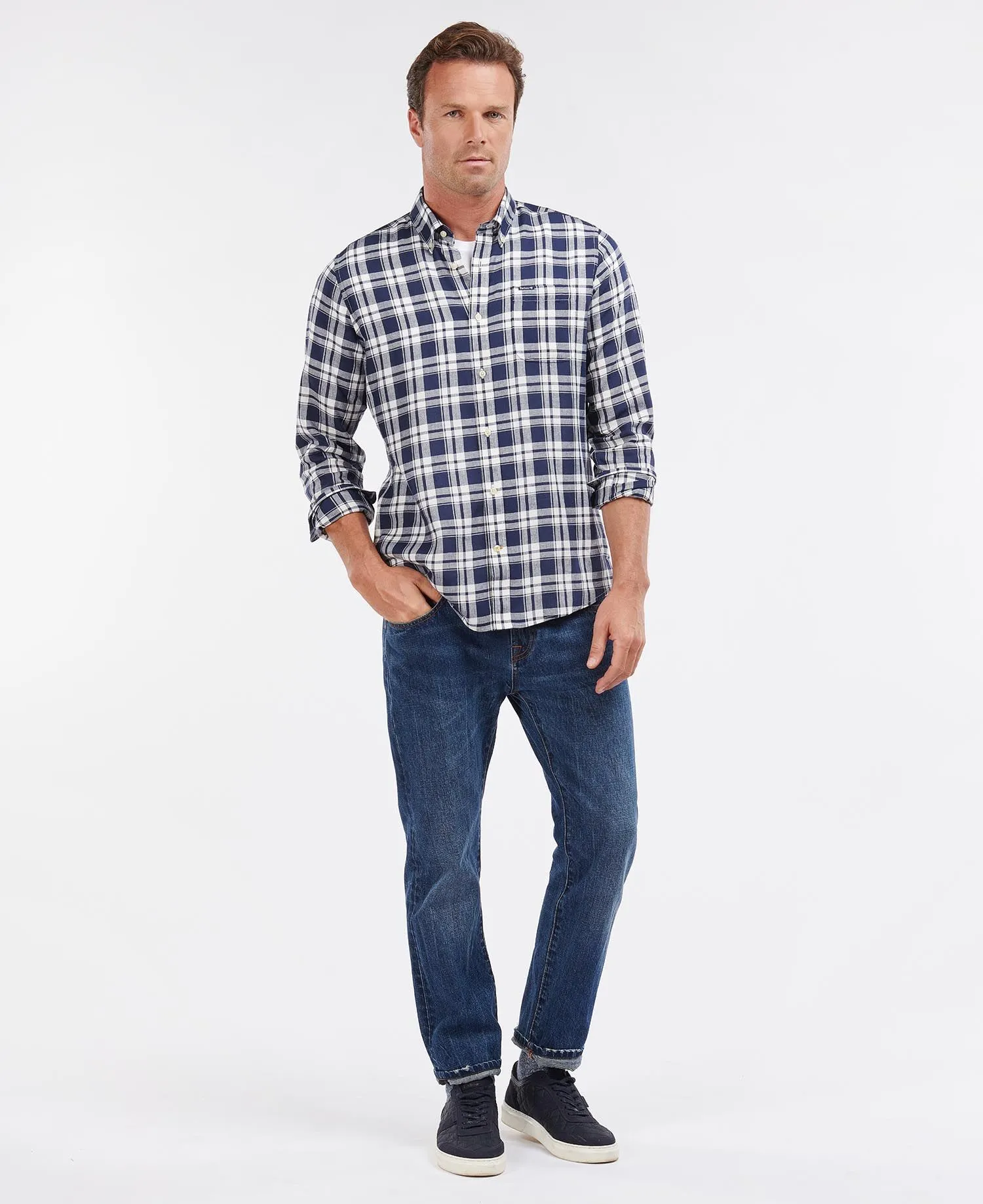 Barbour checked shirt