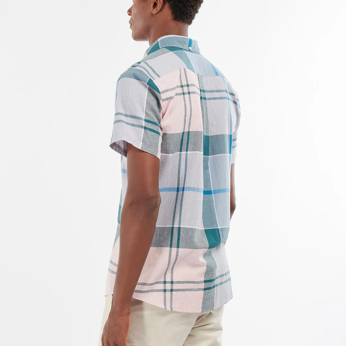 Barbour - Douglas Short Sleeve Shirt in Pink