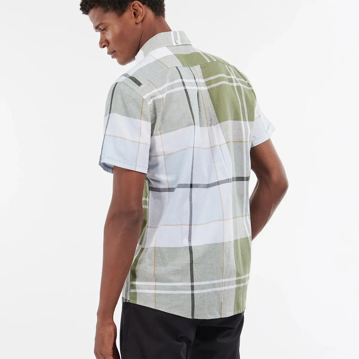 Barbour Douglas Short Sleeve Washed Shirt - Green