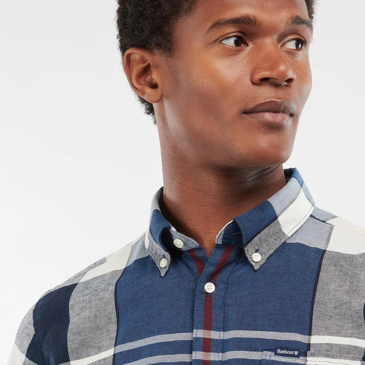 Barbour Douglas SS TF Shirt, Summer Navy - Top Choice