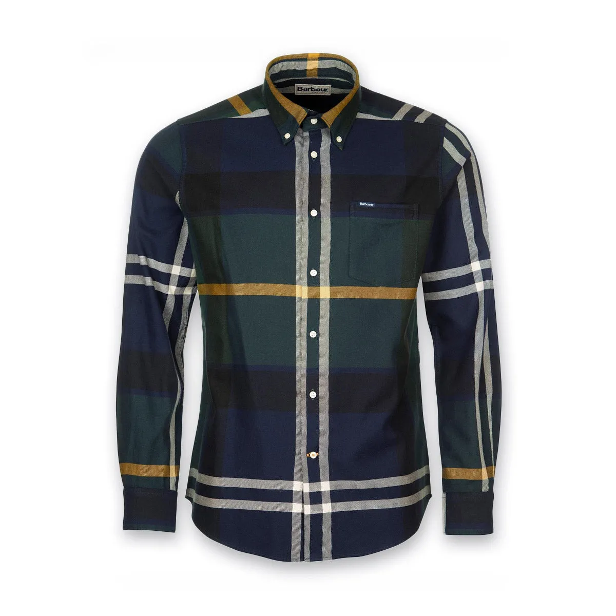 Barbour Dunoon Shirt Seaweed Tartan.