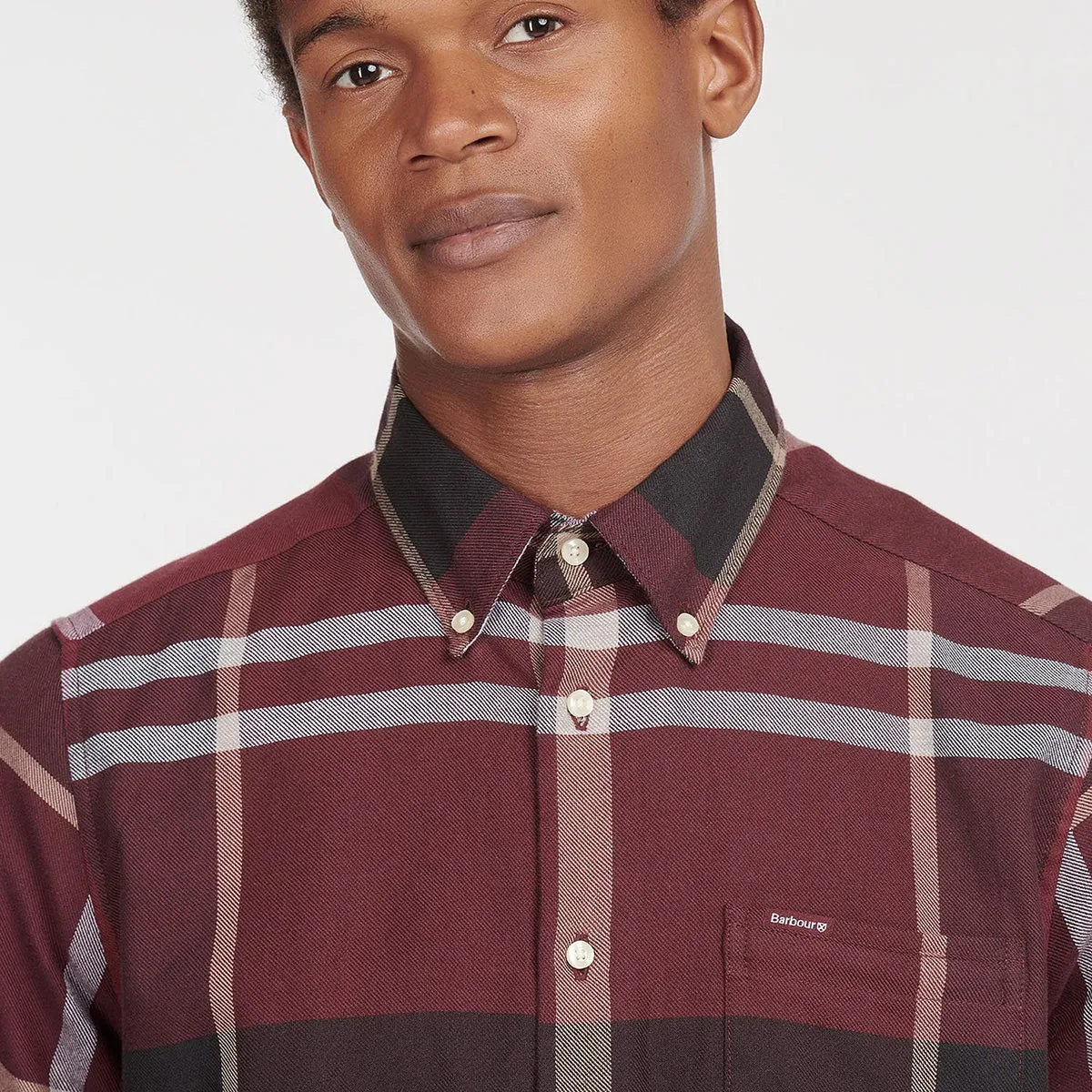 Barbour Dunoon Winter Red Tailored Shirt