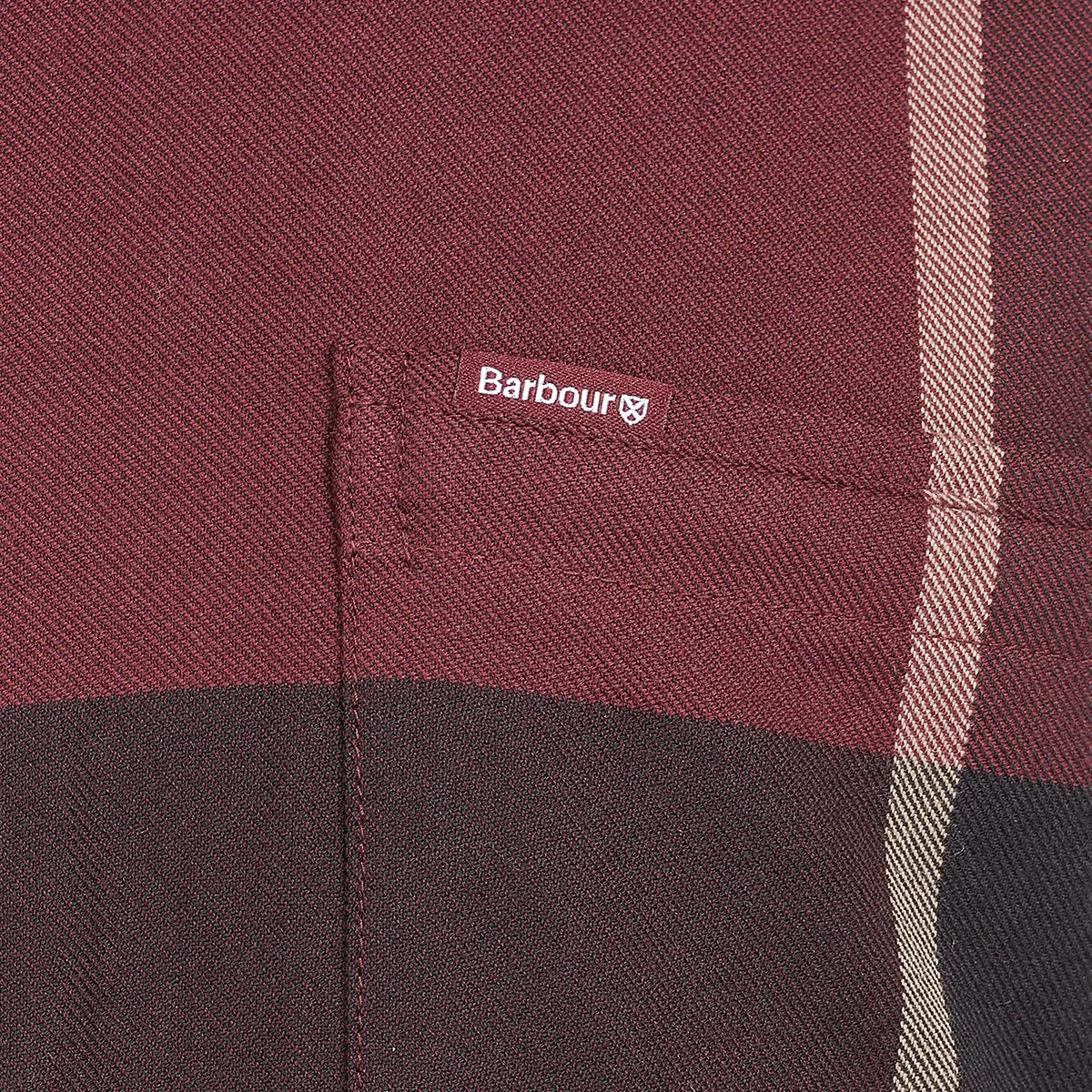 Barbour Dunoon Winter Red Tailored Shirt