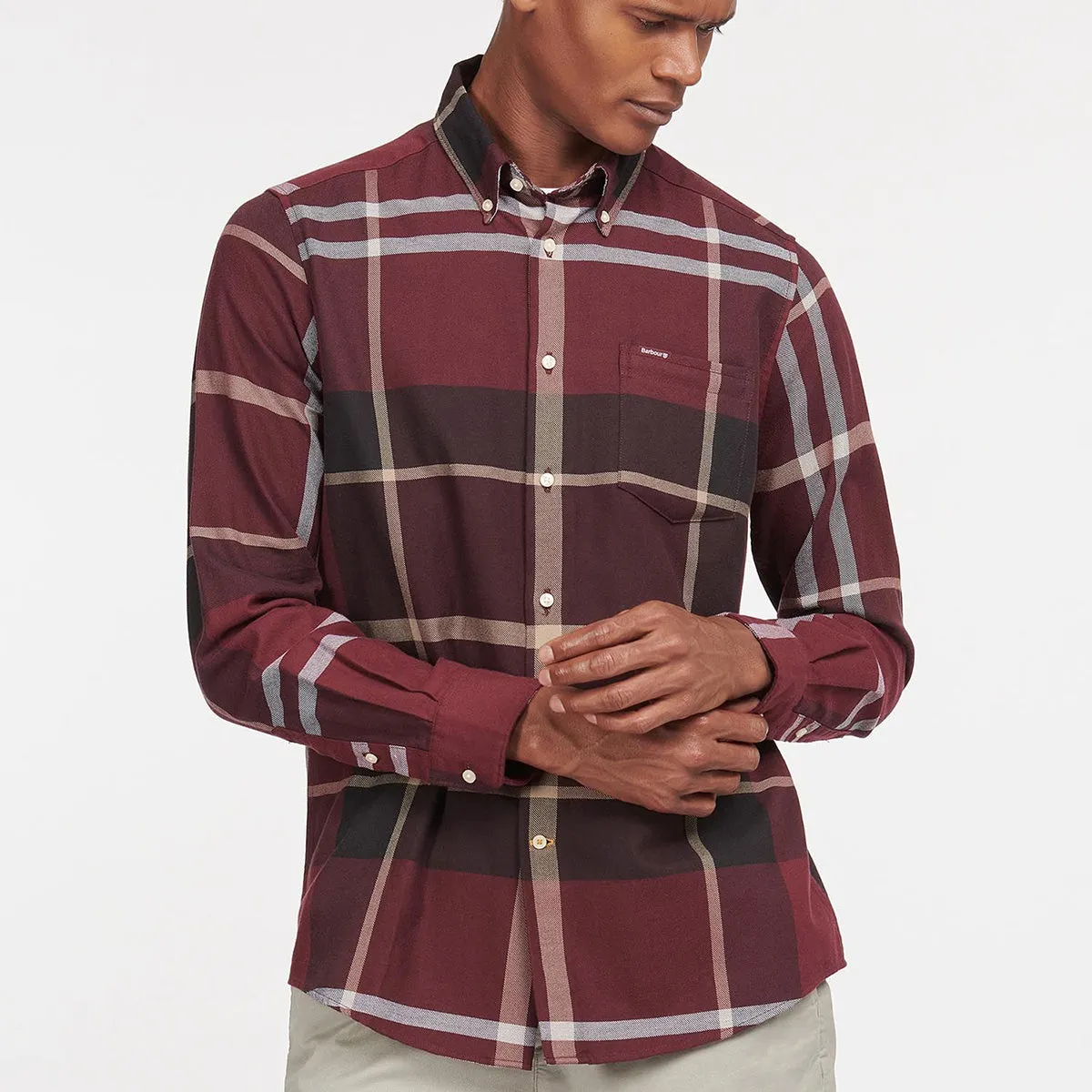 Barbour Dunoon Winter Red Tailored Shirt