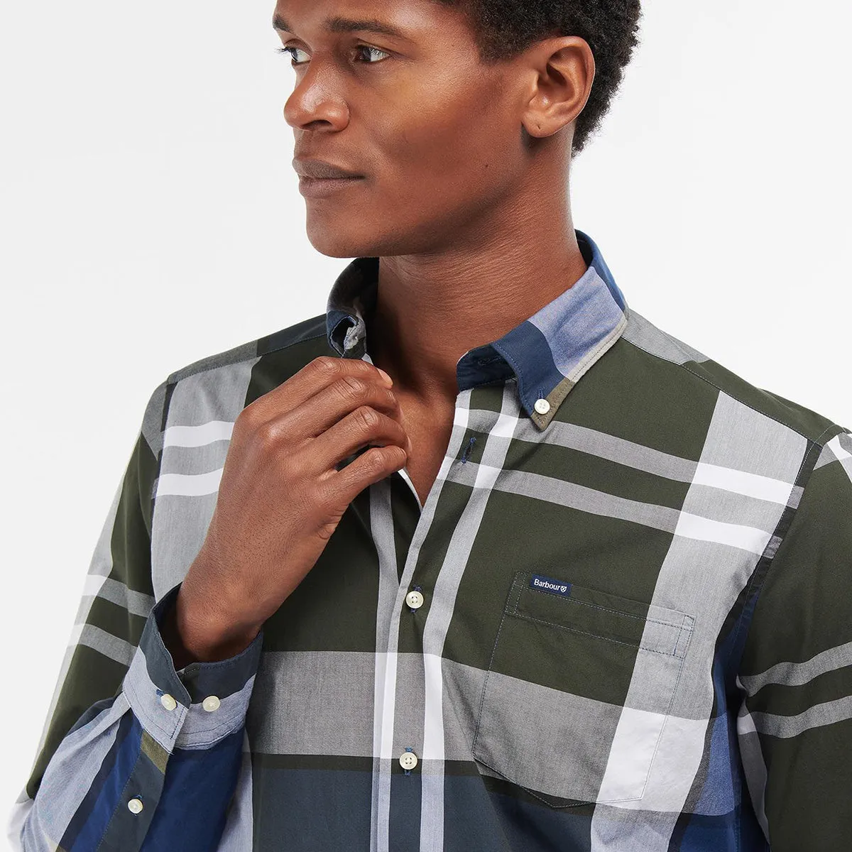 Barbour Harris Tailored Fit Shirt - Sage