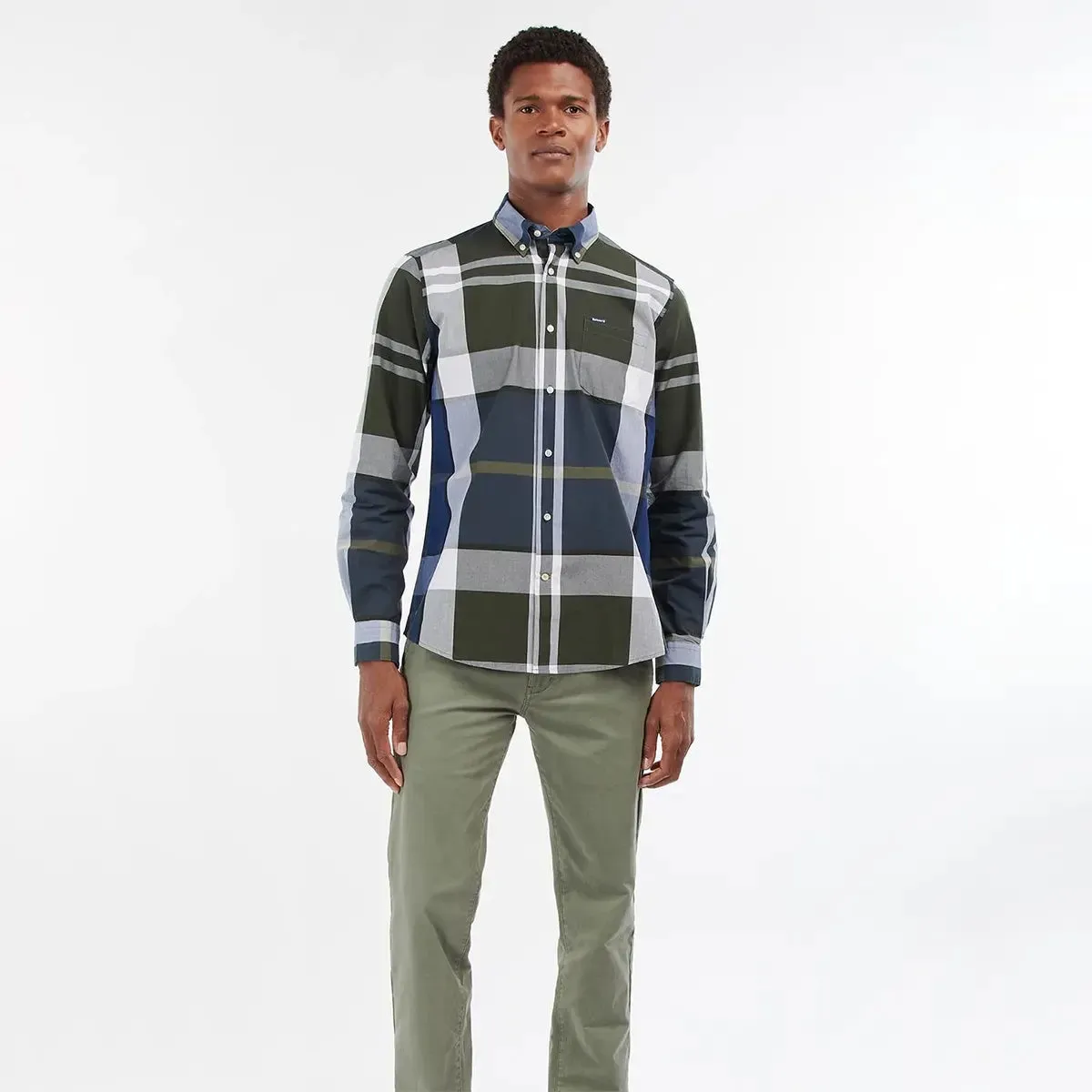 Barbour Harris Tailored Fit Shirt - Sage