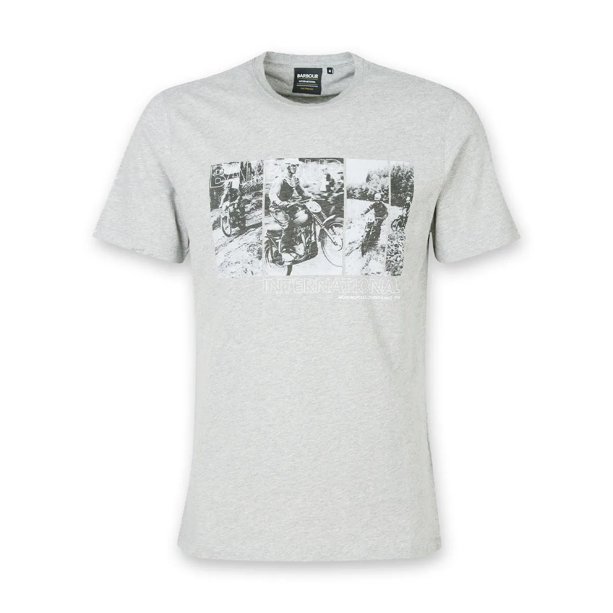 Barbour International Arter Grey Marl T-Shirt