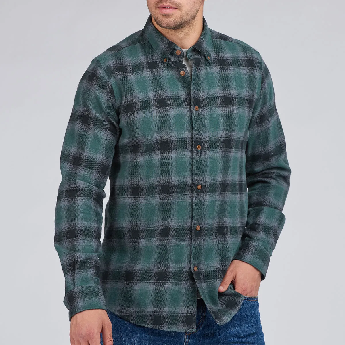 Barbour International - Deep Green Joshua Check Shirt