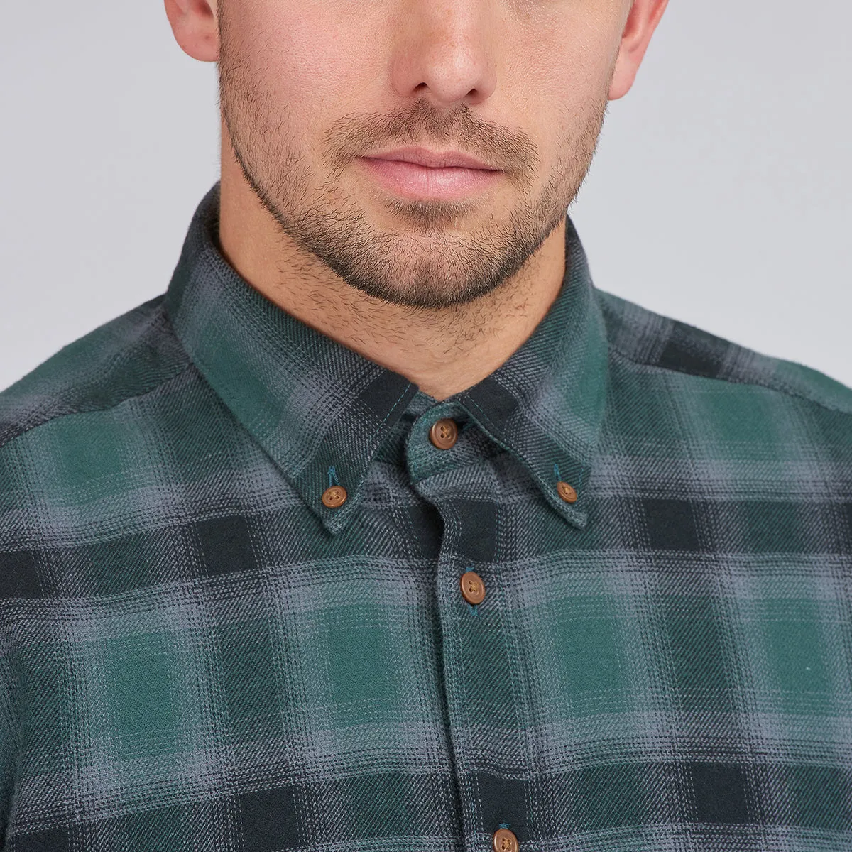 Barbour International - Deep Green Joshua Check Shirt