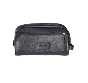 Barbour Leather Toiletry Bag