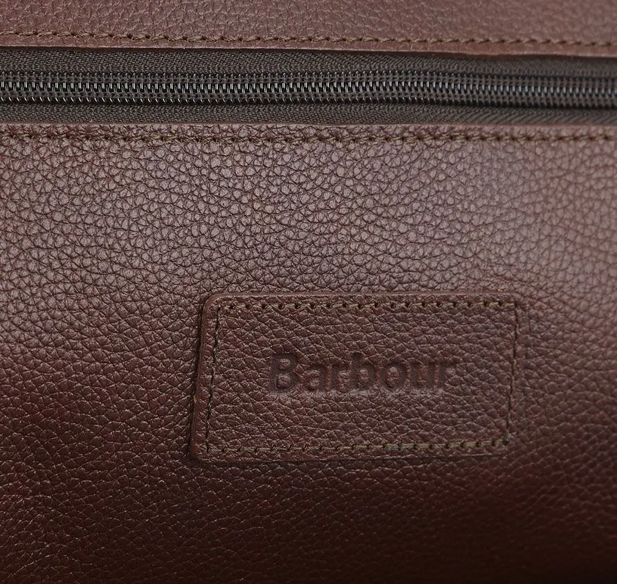 Barbour Leather Toiletry Bag