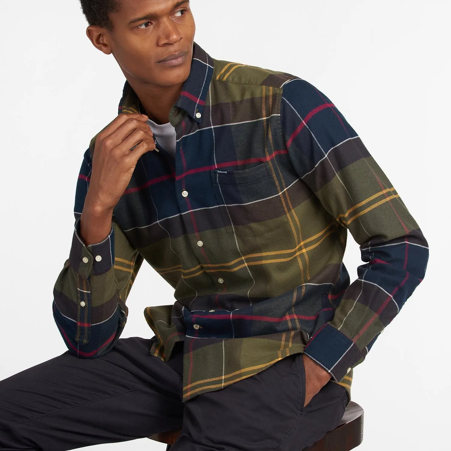 Barbour Men's Classic Tartan Edderton Tailored Fit Shirt.