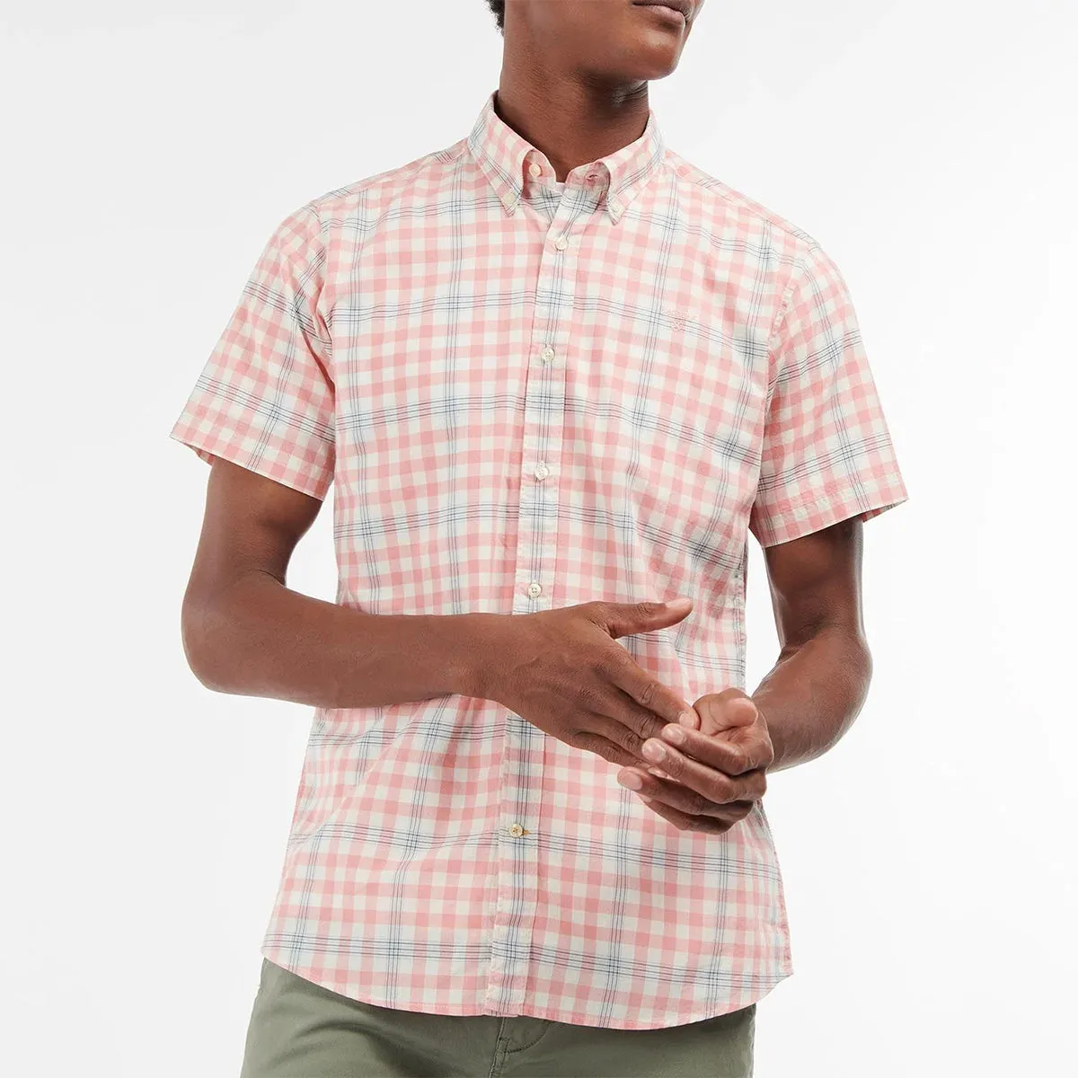 Barbour Middleton Pink Tailored Fit Shirt - SS Collection.