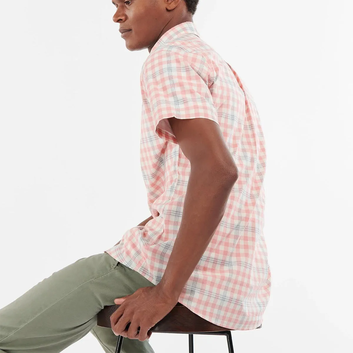 Barbour Middleton Pink Tailored Fit Shirt - SS Collection.