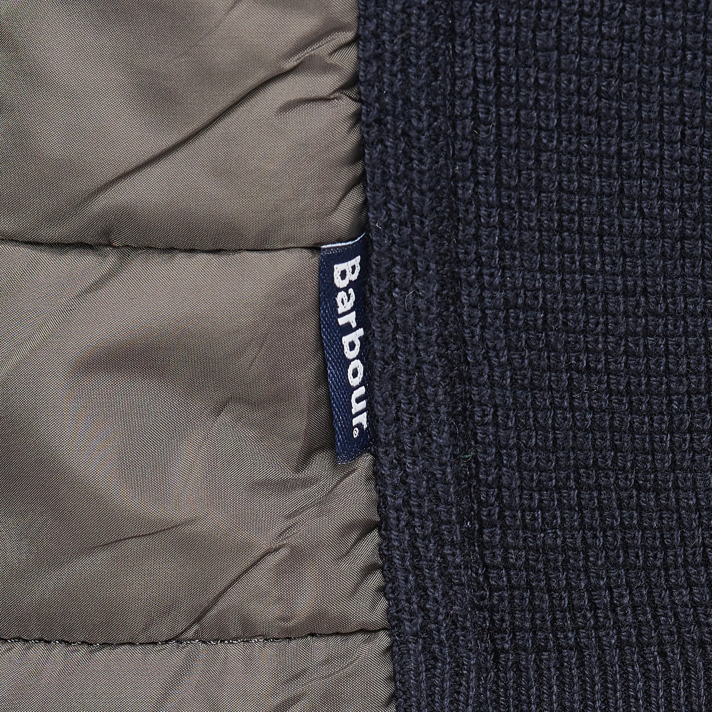 Barbour Navy Quilted Front Gilet