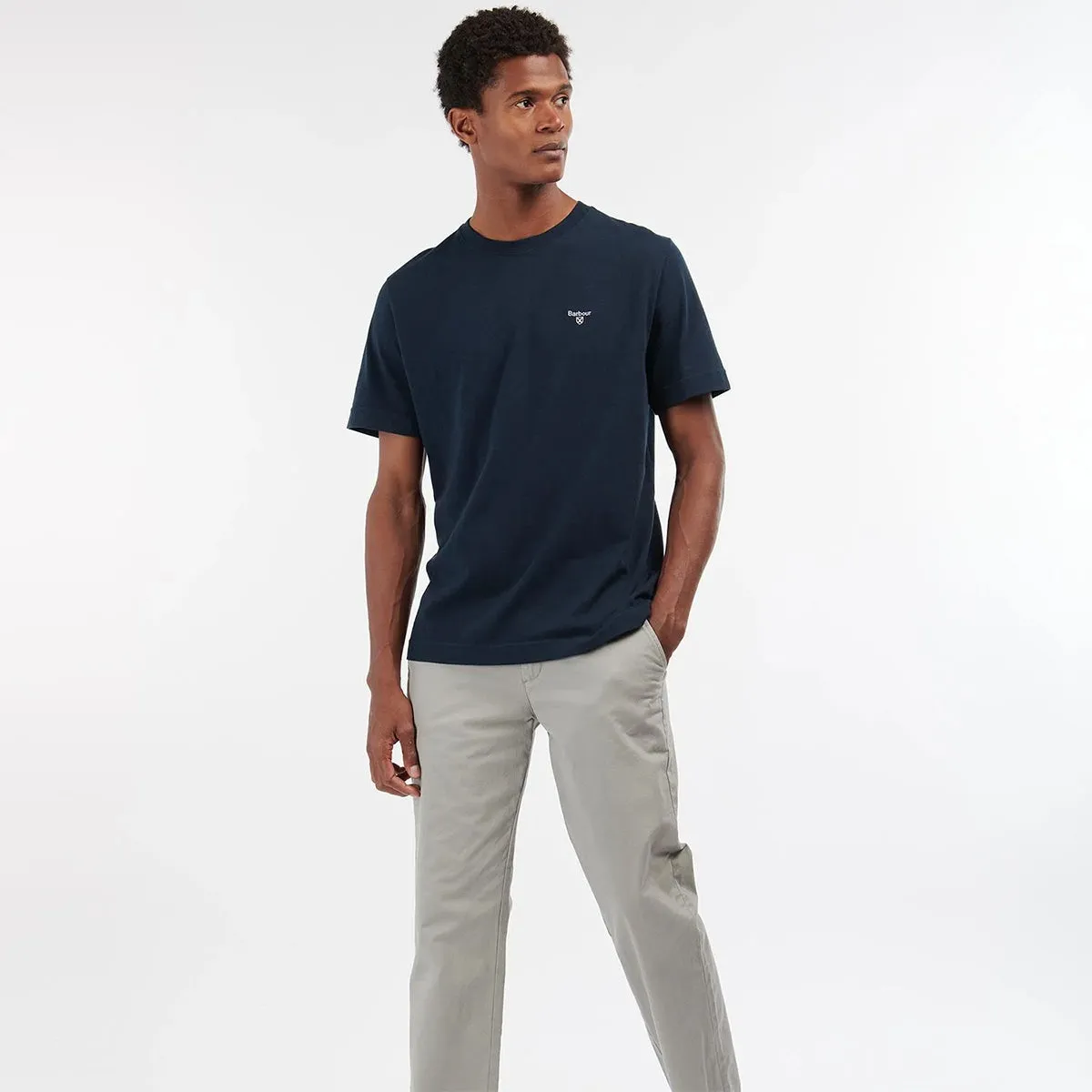 Barbour Navy Sports T-Shirt - Relaxed Fit