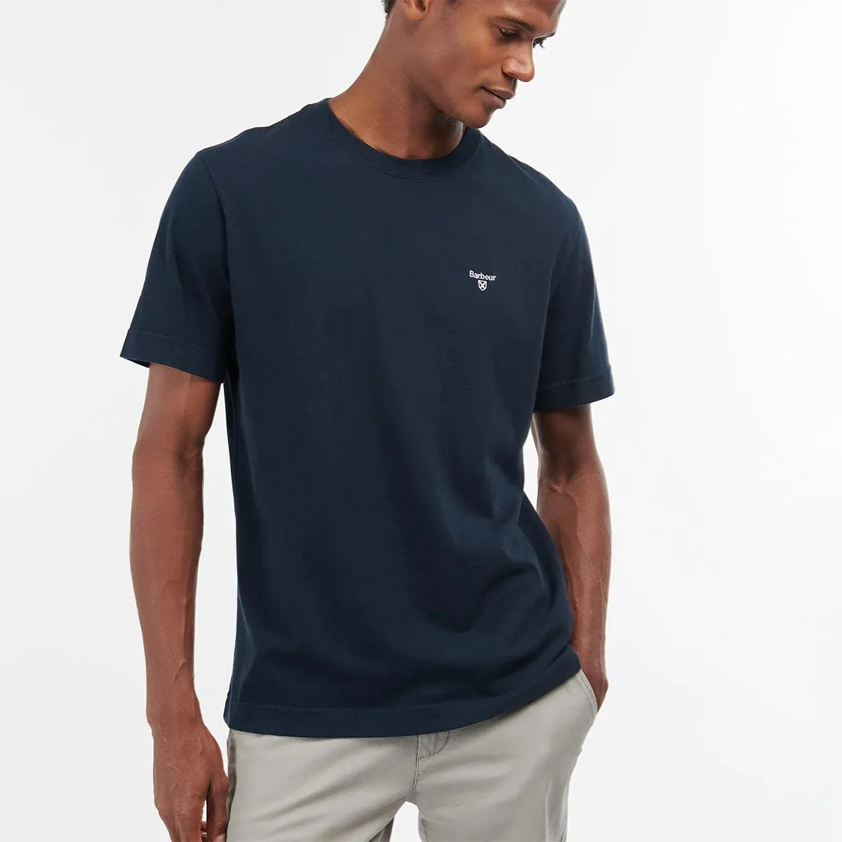 Barbour Navy Sports T-Shirt - Relaxed Fit