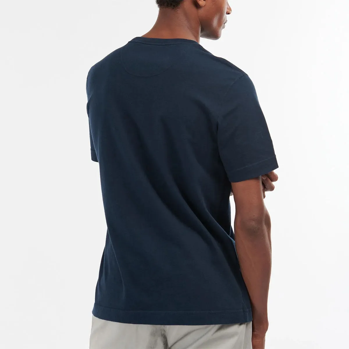 Barbour Navy Sports T-Shirt - Relaxed Fit