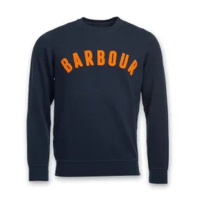 Barbour Navy Sweatshirt with Preppy Logo