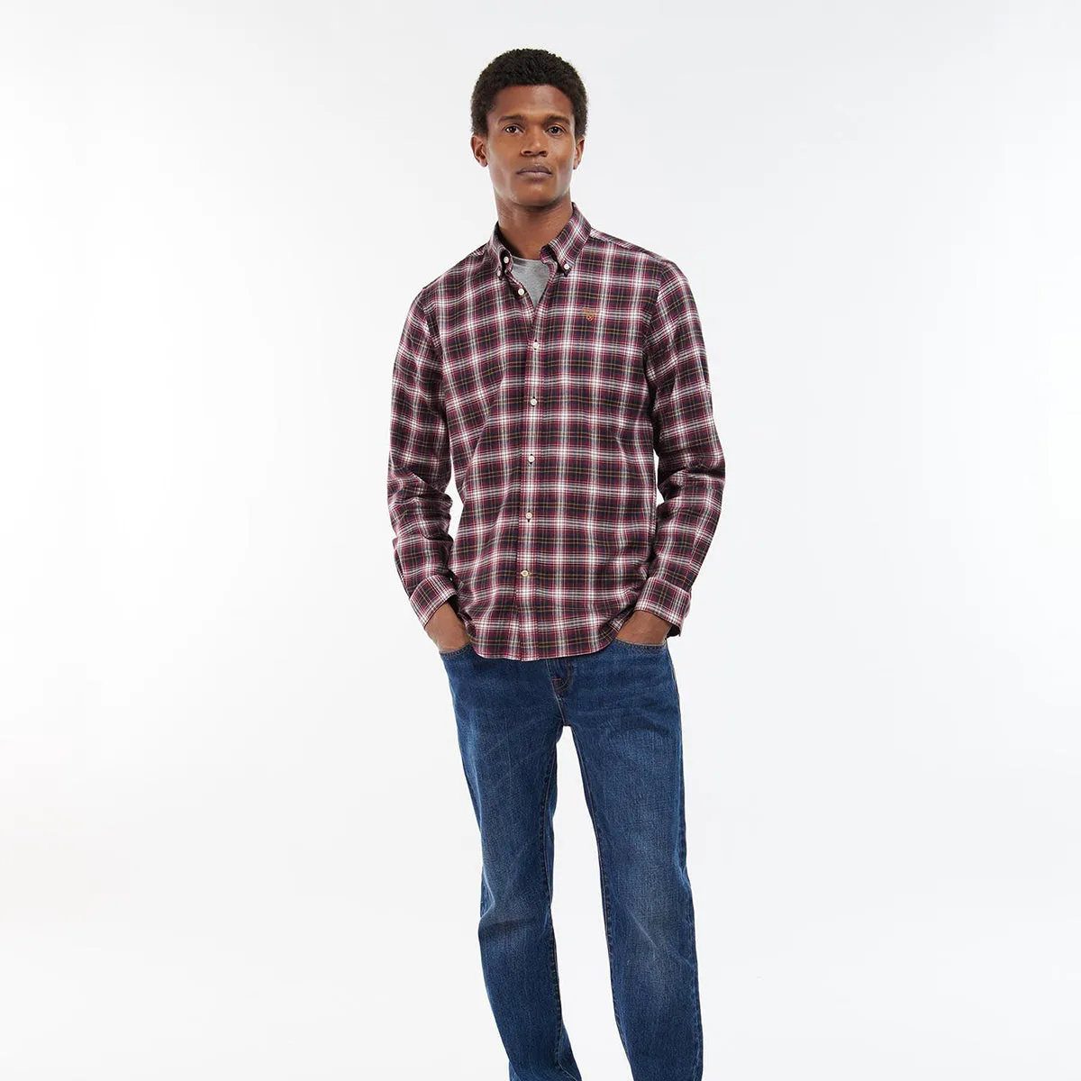 Barbour Portland Tailored Fit Shirt Port