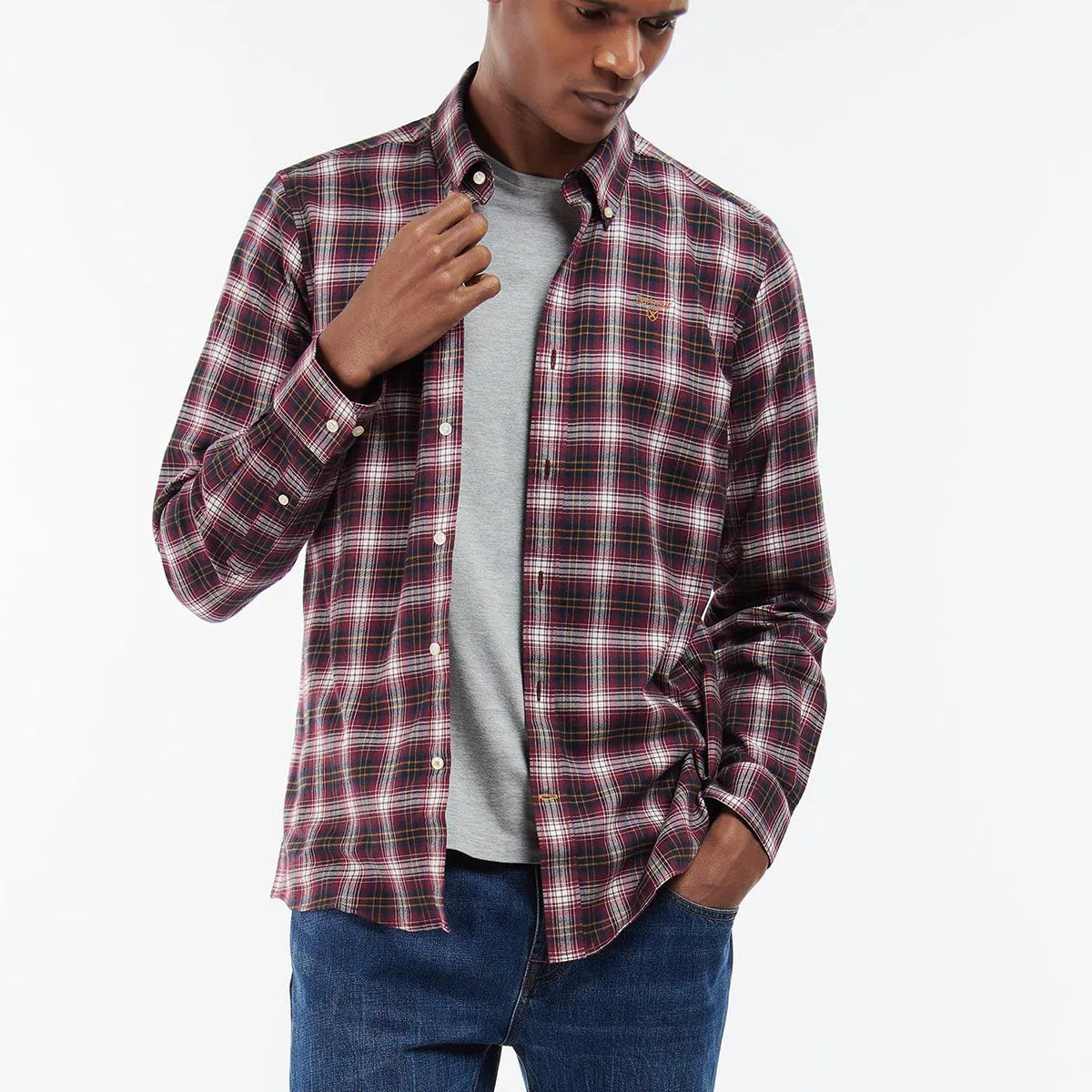 Barbour Portland Tailored Fit Shirt Port