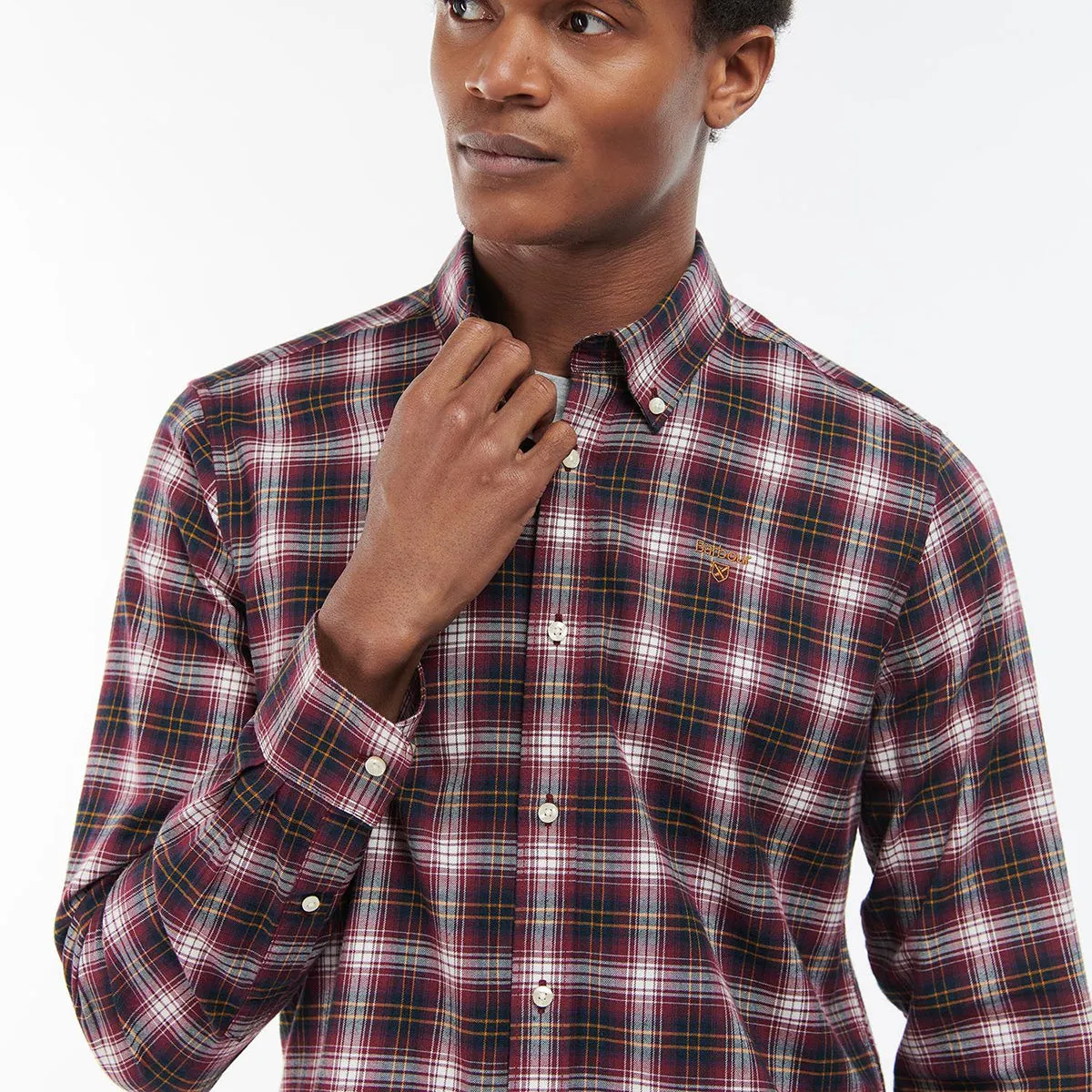 Barbour Portland Tailored Fit Shirt Port