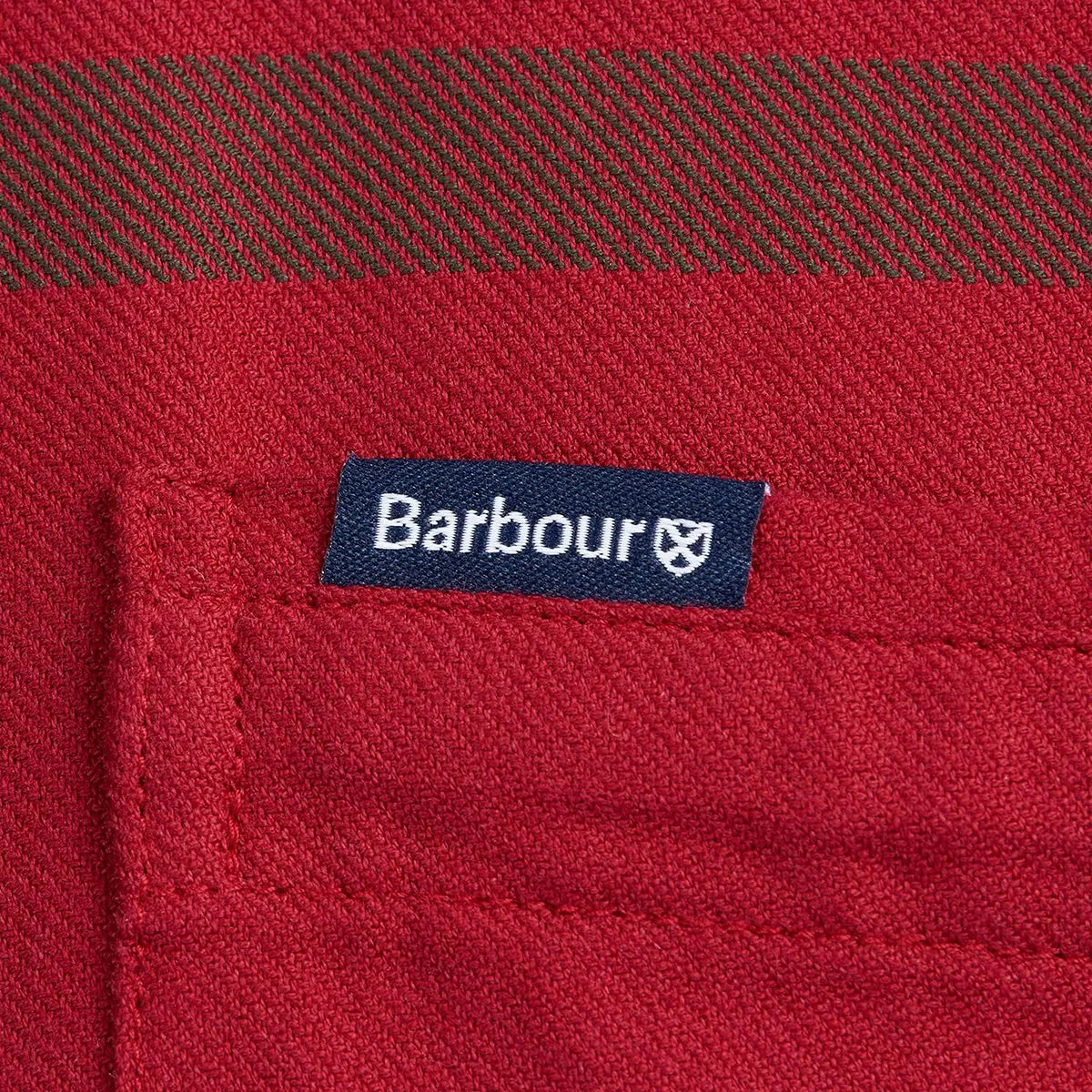 Barbour Red Tailored Shirt - Dunoon