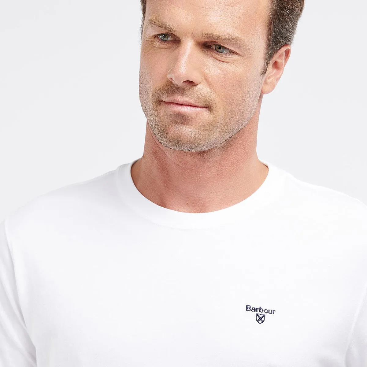 Barbour relaxed sports t-shirt white